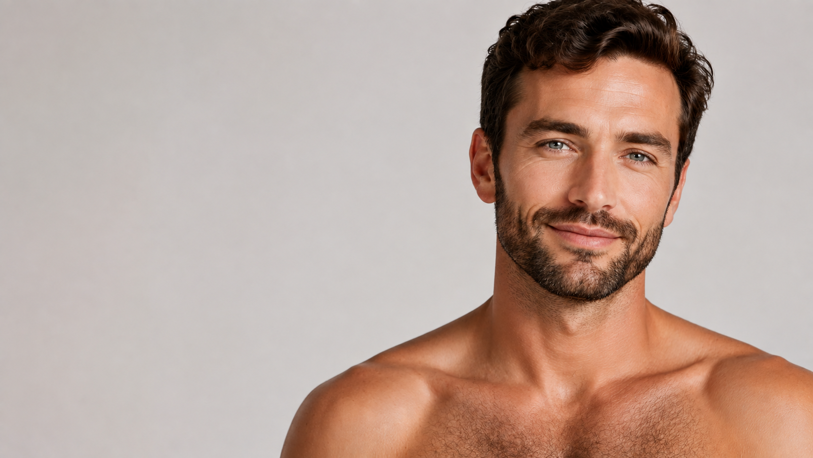 Man with great skin